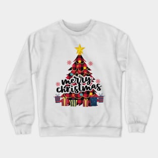 Merry Christmas Tree Crewneck Sweatshirt